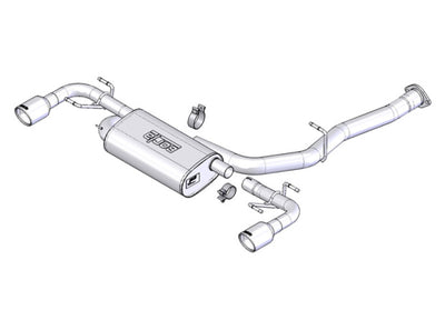 Cat-Back Exhaust System <br> 04-09 Mazda RX-8 1.3L