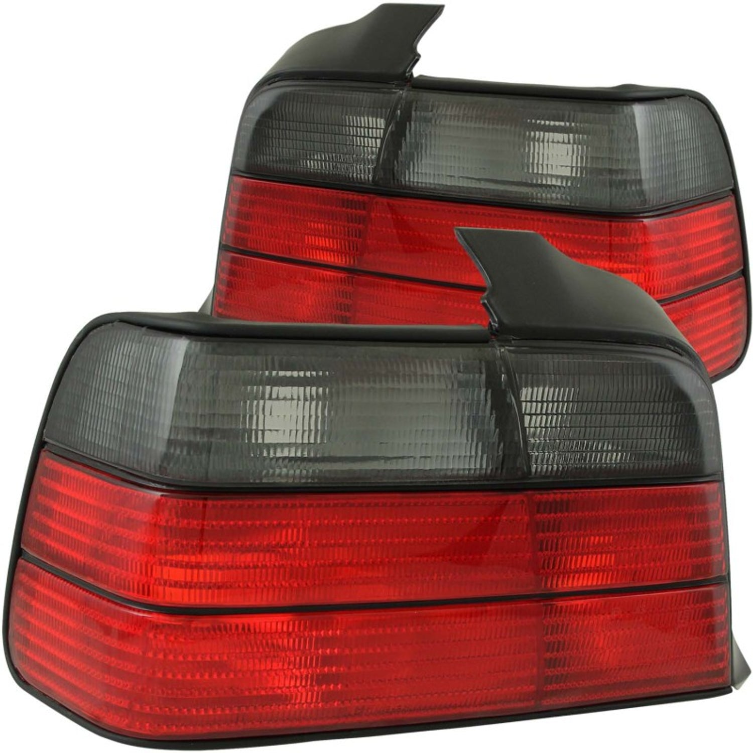 Red/Smoke Taillights <br> 92-98 BMW 3 Series E36 Sedan