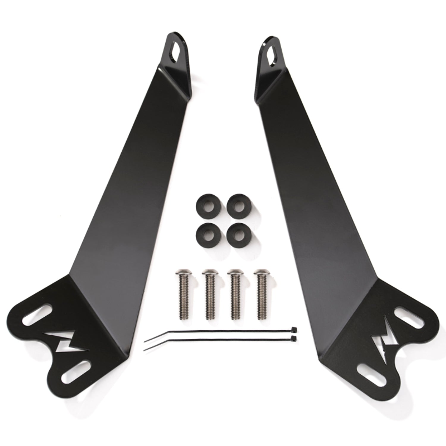 12in LED Bar Hood Mounting Brackets<br> 07-15 Jeep Wrangler