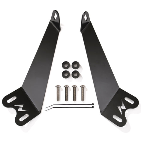 12in LED Bar Hood Mounting Brackets<br> 07-15 Jeep Wrangler