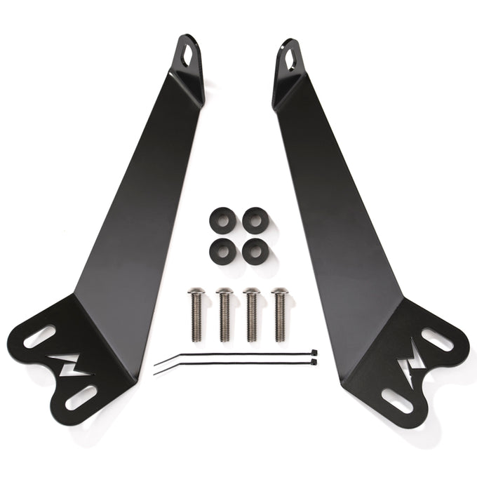 12in LED Bar Hood Mounting Brackets<br> 07-15 Jeep Wrangler