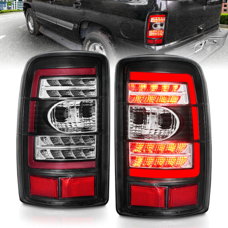 Black Housing LED Tail Lights <br> 00-06 Chevy Suburban, Tahoe, GMC Yukon