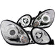 Chrome LED Halo Projector Headlights <br> 98-05 Lexus Gs300