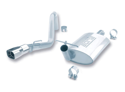 Touring Cat-Back Exhaust System <br> 91-95 Jeep Wrangler 4L L6