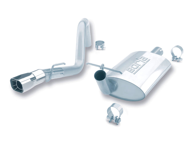 Touring Cat-Back Exhaust System <br> 91-95 Jeep Wrangler 4L L6