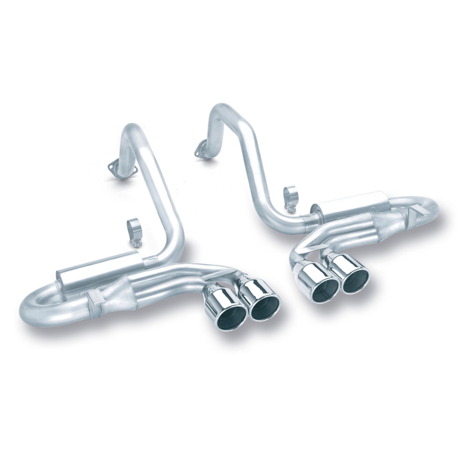 S-Type Classic Cat-Back Exhaust System <br> 97-04 Chevy Corvette 5.7L V8