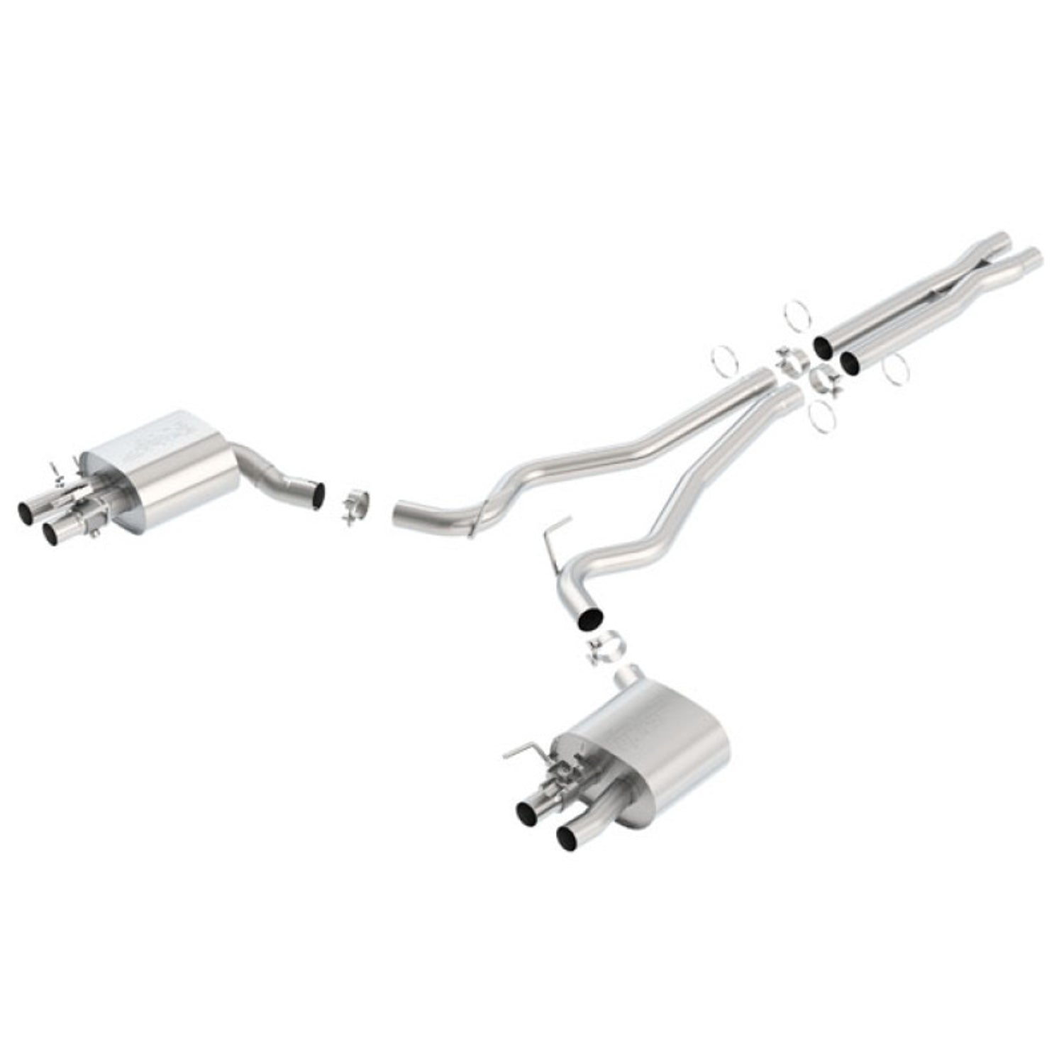 ATAK Cat-Back Exhaust System <br> 15-20 Ford Mustang 5.2L V8 Coupe