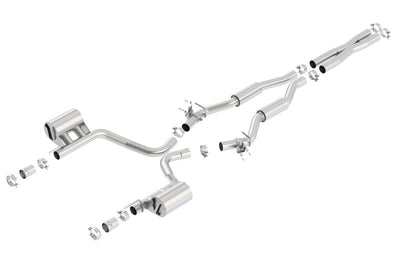 S-Type Cat-Back Exhaust System <br> 15-23 Dodge Challenger 6.4L V8 with MDS