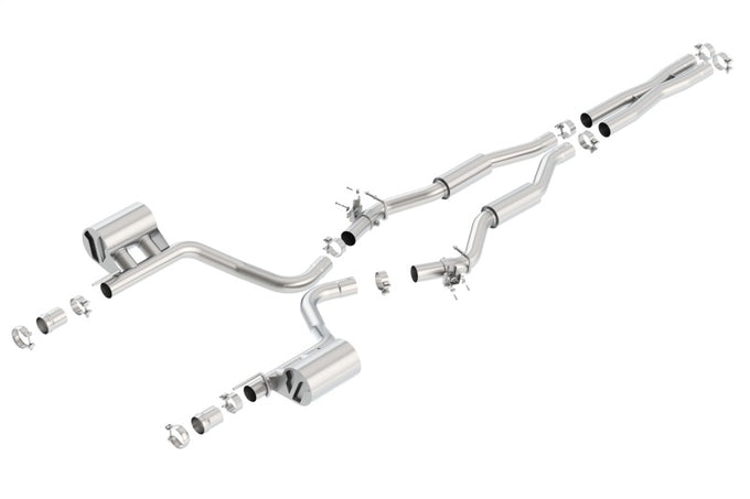 S-Type Cat-Back Exhaust System <br> 15-23 Dodge Challenger 6.4L V8 with MDS