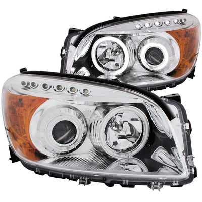 Chrome LED Halo Projector Headlights <br> 06-08 Toyota Rav4
