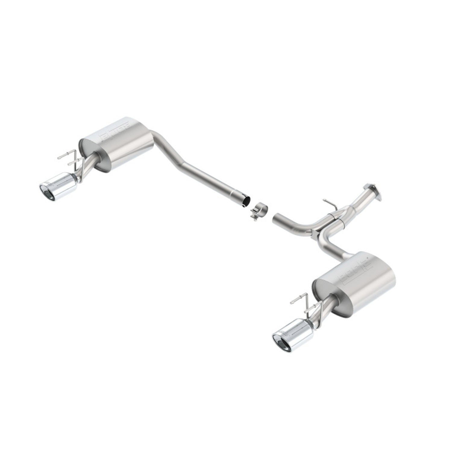 S-Type Axle-Back Exhaust System <br> 13-17 Honda Accord 3.5L V6 Coupe