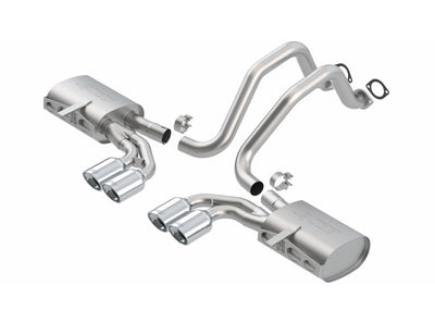 Touring Cat-Back Exhaust System <br> 97-04 Chevy Corvette 5.7L V8