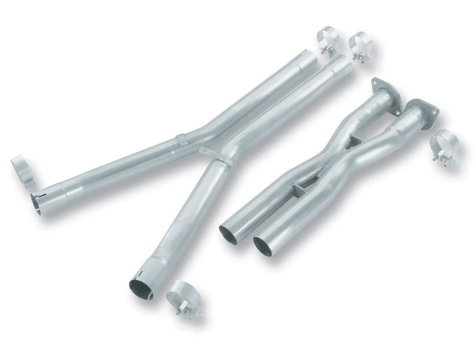X-Pipe And Mid Section Pipe <br> 06-08 Chevy Corvette 6.0/6.2L