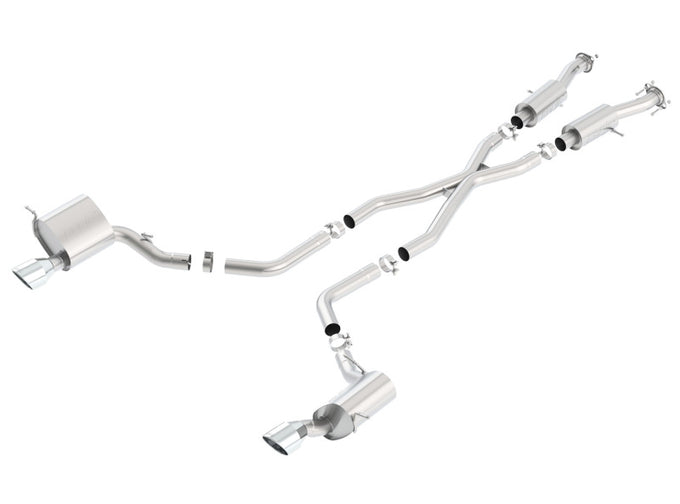 S-Type Cat-Back Exhaust System <br> 15-21 Jeep Grand Cherokee 6.4L V8