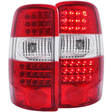 Red/Clear G2 LED Taillights <br> 00-06 Chevy Suburban, GMC Yukon