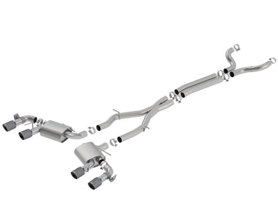 S-Type Cat-Back Exhaust System <br> 17-23 Chevy Camaro ZL1 6.2L V8