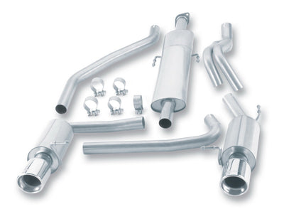 S-Type Cat-Back Exhaust System <br> 03-06 Hyundai Tiburon GT 2.7L V6