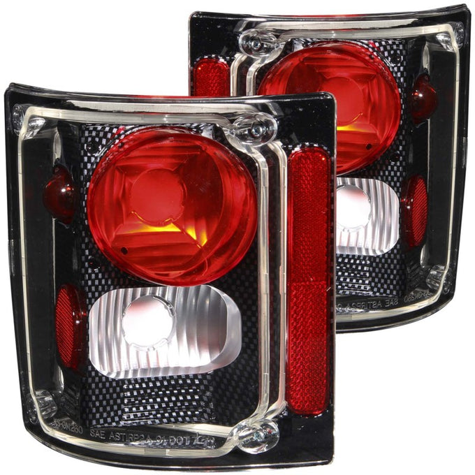 Carbon Taillights <br> 73-87 Chevy GMC C/K/R/V-Series, Suburban