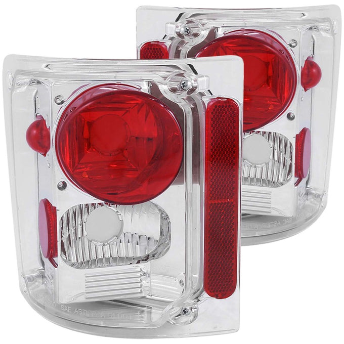 Chrome Taillights <br> 73-87 Chevy GMC C/K/R/V-Series, Suburban
