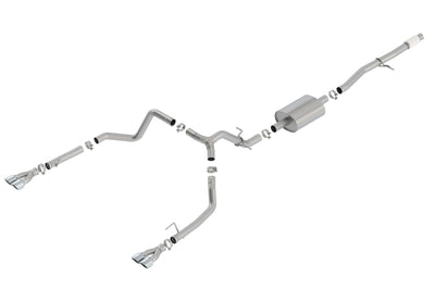 S-Type Cat-Back Exhaust System <br> 19-24 Chevrolet Silverado GMC Sierra 1500