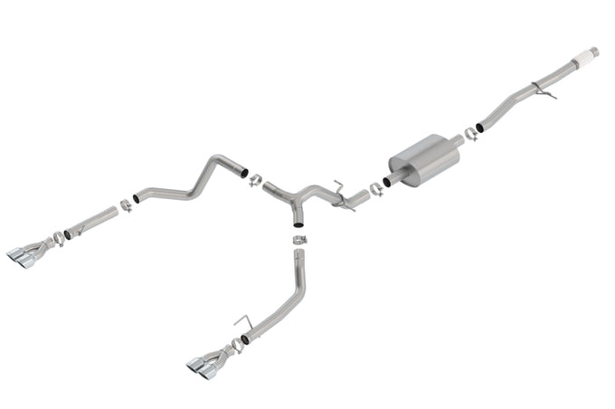 S-Type Cat-Back Exhaust System <br> 19-24 Chevrolet Silverado GMC Sierra 1500