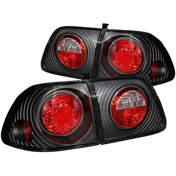 Black Taillights <br> 99-00 Honda Civic