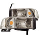 Chrome Crystal Headlights <br> 94-01 Dodge Ram 1500 2500 3500