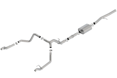 ATAK Cat-Back Exhaust System <br> 19-23 Chevrolet Silverado GMC Sierra 1500