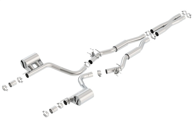 S-Type Cat-Back Exhaust System <br> 15-23 Dodge Challenger 6.4L V8 with MDS