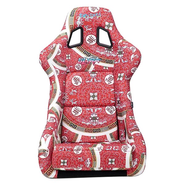 24 W X 36 H X 18 in.D Print Fixed Back Bucket Racing Seat<br>Universal