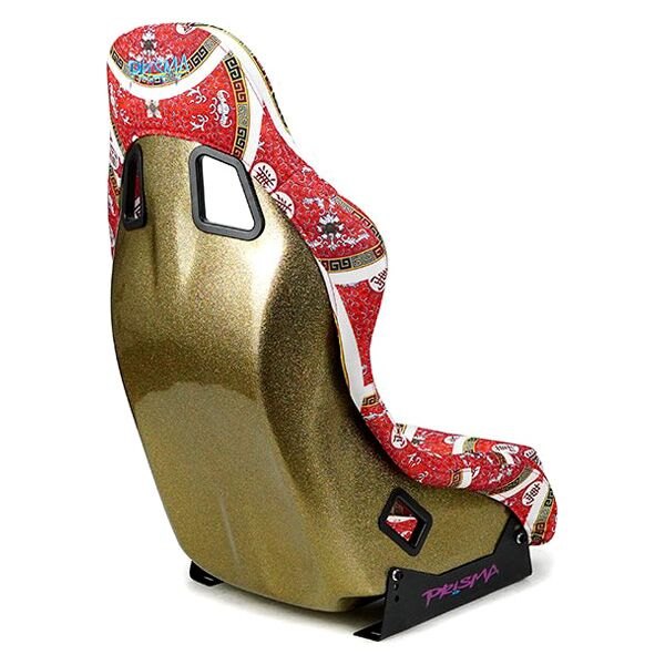 22 W X 34 H X 16 in.D Print Fixed Back Bucket Racing Seat<br>Universal