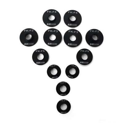 12 Pieces Front/ Rear Subframe Hard Collar Kit<br> 16-21 Honda Civic FK