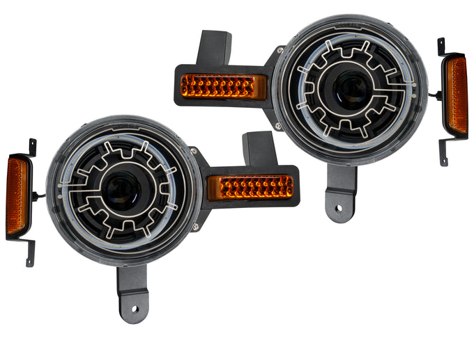 Bi-LED Projector Headlights (Heated Lens) <br> 21-25 Ford Bronco