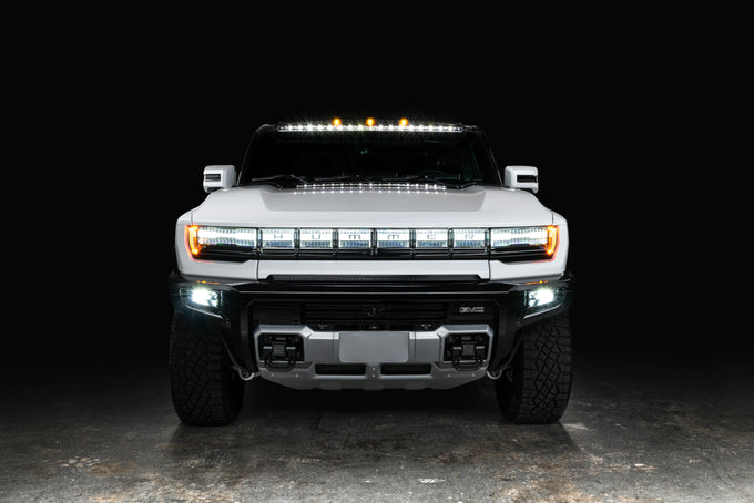 Roof Mount Curved Light Bar w/ Brackets <br> 22-24 Hummer EV Pickup/SUV