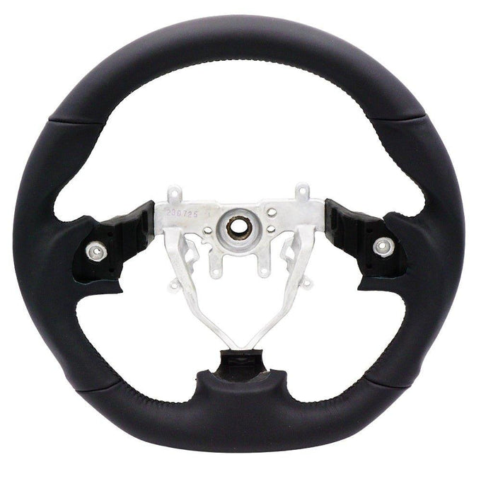Leather Steering Wheel Black Stitching<br> 08-14 Subaru WRX/ STI