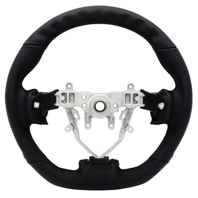 Leather Steering Wheel Black Stitching<br> 08-14 Subaru WRX/ STI