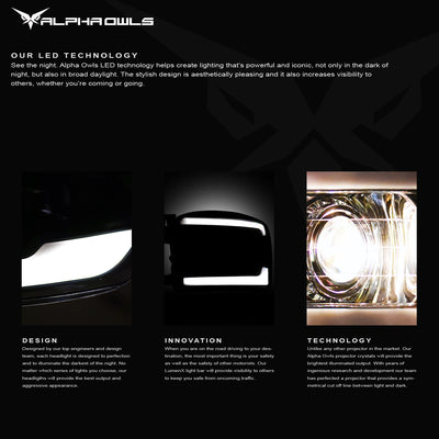LMP Series Projector Headlights w/ LumenX Light Bar <br> 09-14 Ford F-150