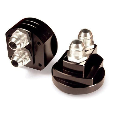 Polished Remote Oil Filter Relocation Kit<br> Universal