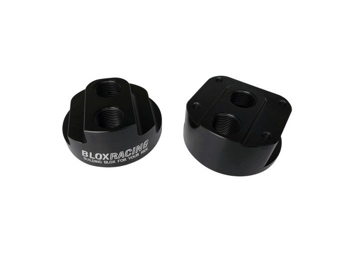 Polished Remote Oil Filter Relocation Kit<br> Universal