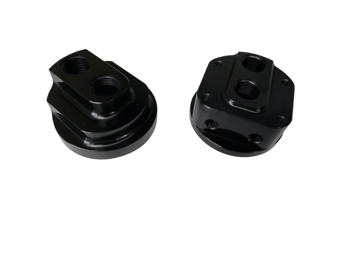 Polished Remote Oil Filter Relocation Kit<br> Universal