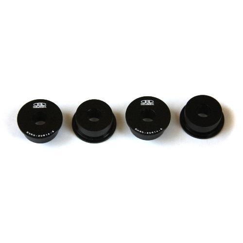 Black Steering Rack Rigid Bushing Kit<br> 99-09 Honda S2000