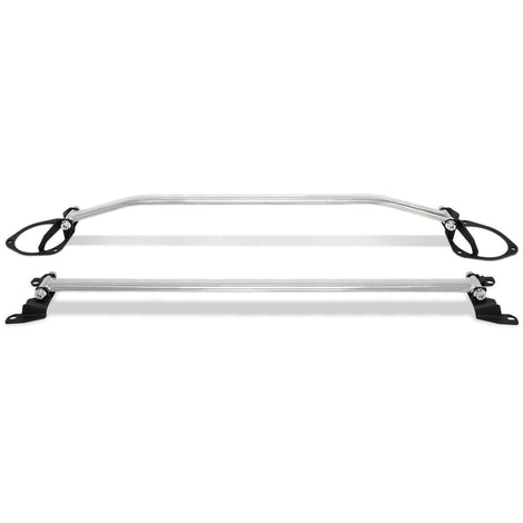 Front and Rear Strut Tower Bars Without Holes<br> 15-21 Subaru WRX STI