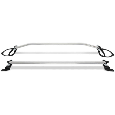 Front and Rear Strut Tower Bars Without Holes<br> 15-21 Subaru WRX STI