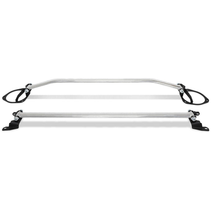 Front and Rear Strut Tower Bars Without Holes<br> 15-21 Subaru WRX STI