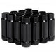 Black 12 Sided Tuner Lug Nuts<br> Universal