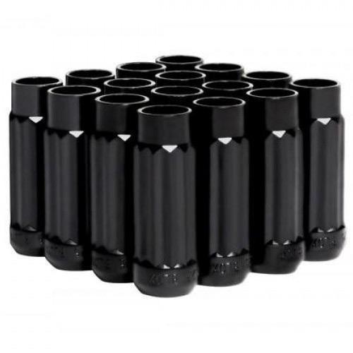 Black 12 Sided Tuner Lug Nuts<br> Universal
