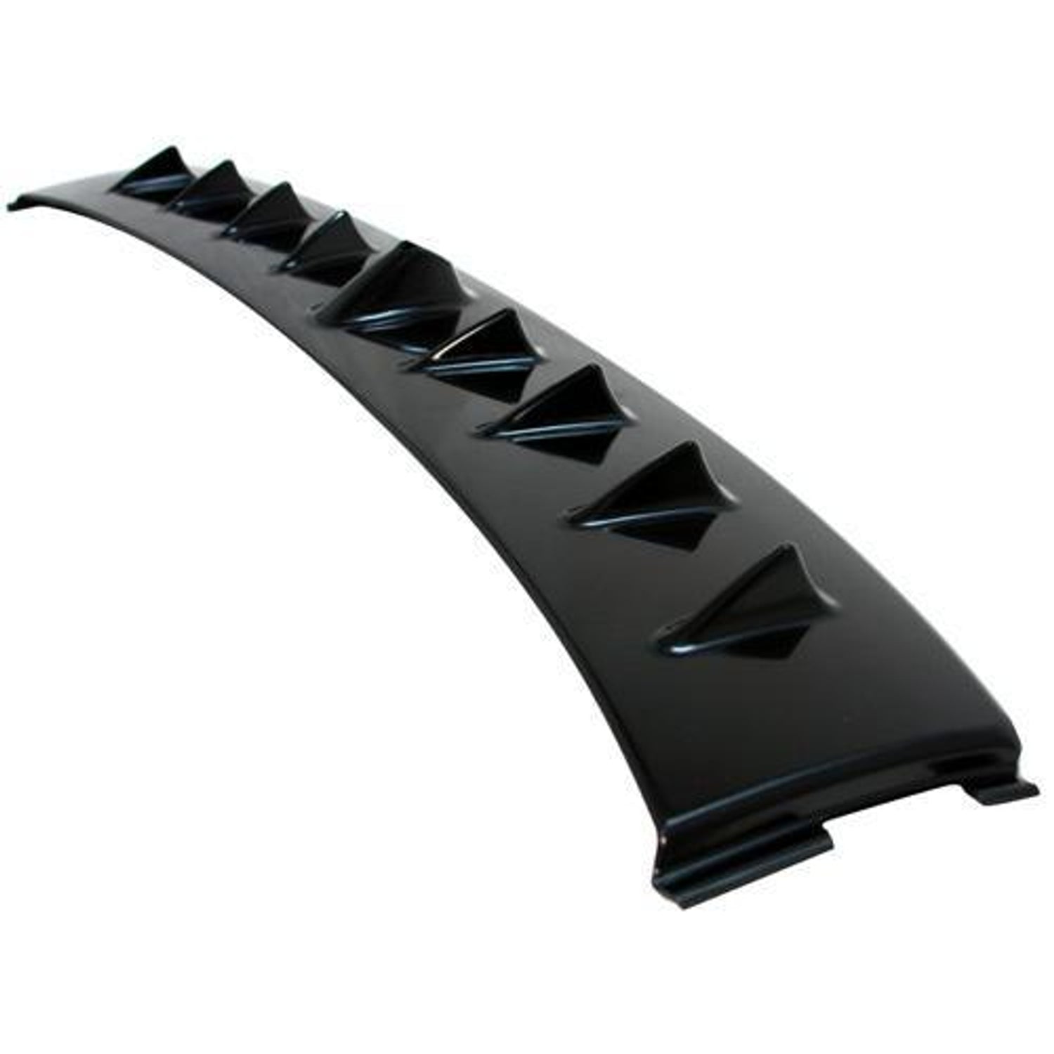 ABS Black Vortex Generator<br> 03-07 Mitsubishi Evolution VIII IX