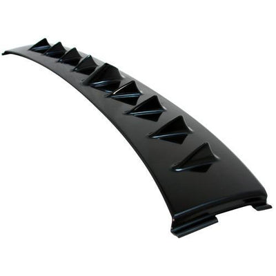 ABS Black Vortex Generator<br> 03-07 Mitsubishi Evolution VIII IX
