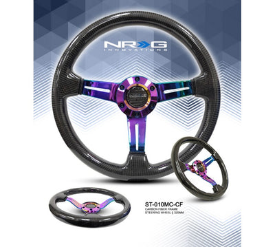 NRG Innovations - Steering Wheel - Carbon Fiber Series - 5