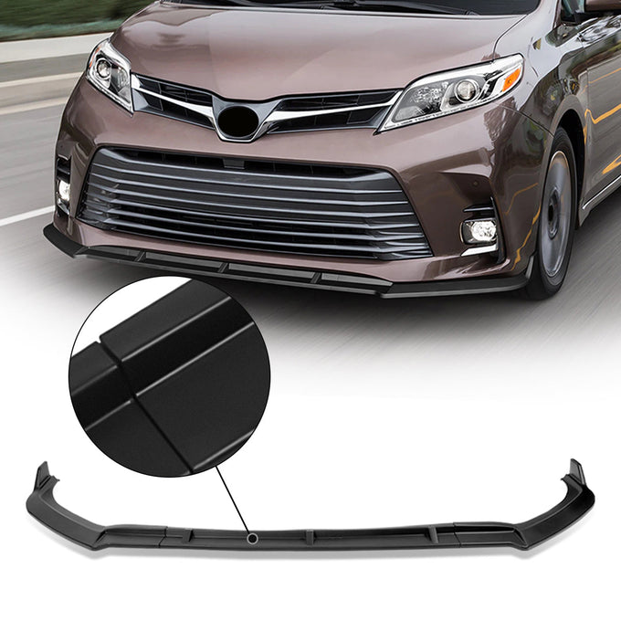 MP-Style Front Bumper Lip<br>18-20 Toyota Sienna